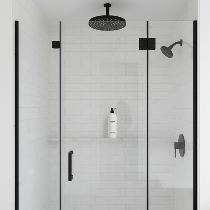 Balmain Paris Conditioner in modern luxury shower with rainfall showerhead