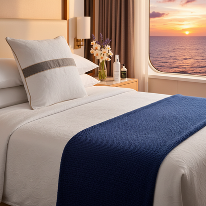 Indulgence pillow - luxury cruise ship stateroom down alternative comfort