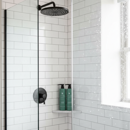 Vida Verde Shampoo & Conditioner Set in modern luxury shower