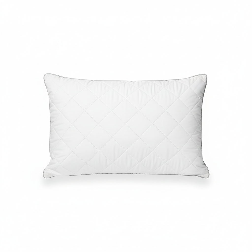 Diamond Gusset Pillow by Envirosleep - King Size Gel Fiber Fill with Pinsonic Quilted Cover