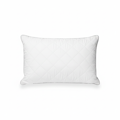 Diamond Gusset Pillow by Envirosleep - King Size Gel Fiber Fill with Pinsonic Quilted Cover