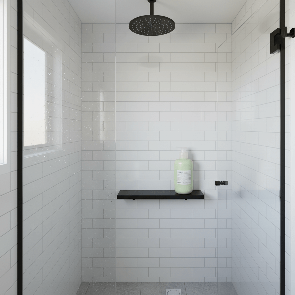 Davines MOMO Conditioner in modern luxury shower