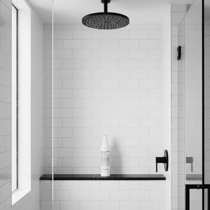 MALIN+GOETZ Shampoo in modern luxury shower