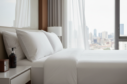 Restful Nights Trillium Pillow in luxury boutique hotel room - premium hotel quality bedding