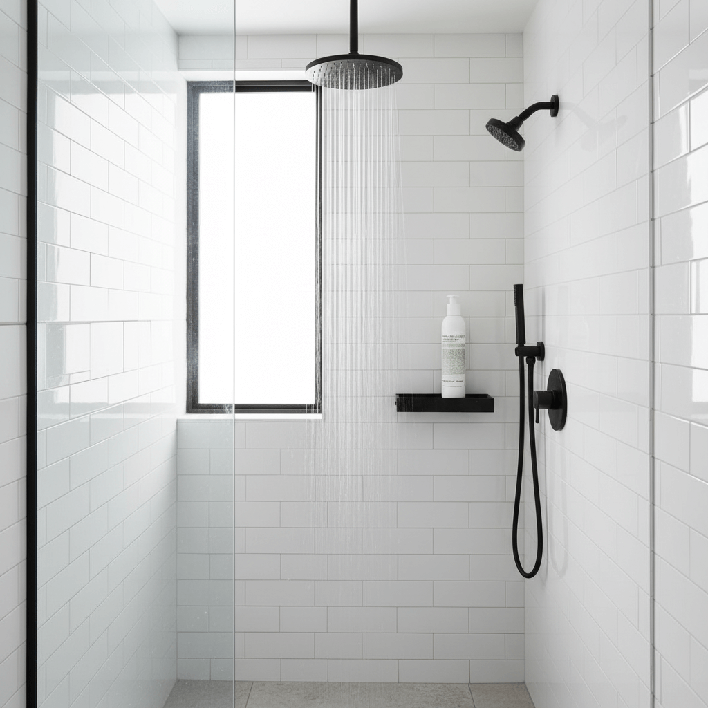 MALIN+GOETZ Body Wash in modern luxury shower