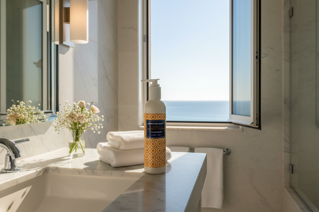 Conditioner Flat Lay – Scent Elements