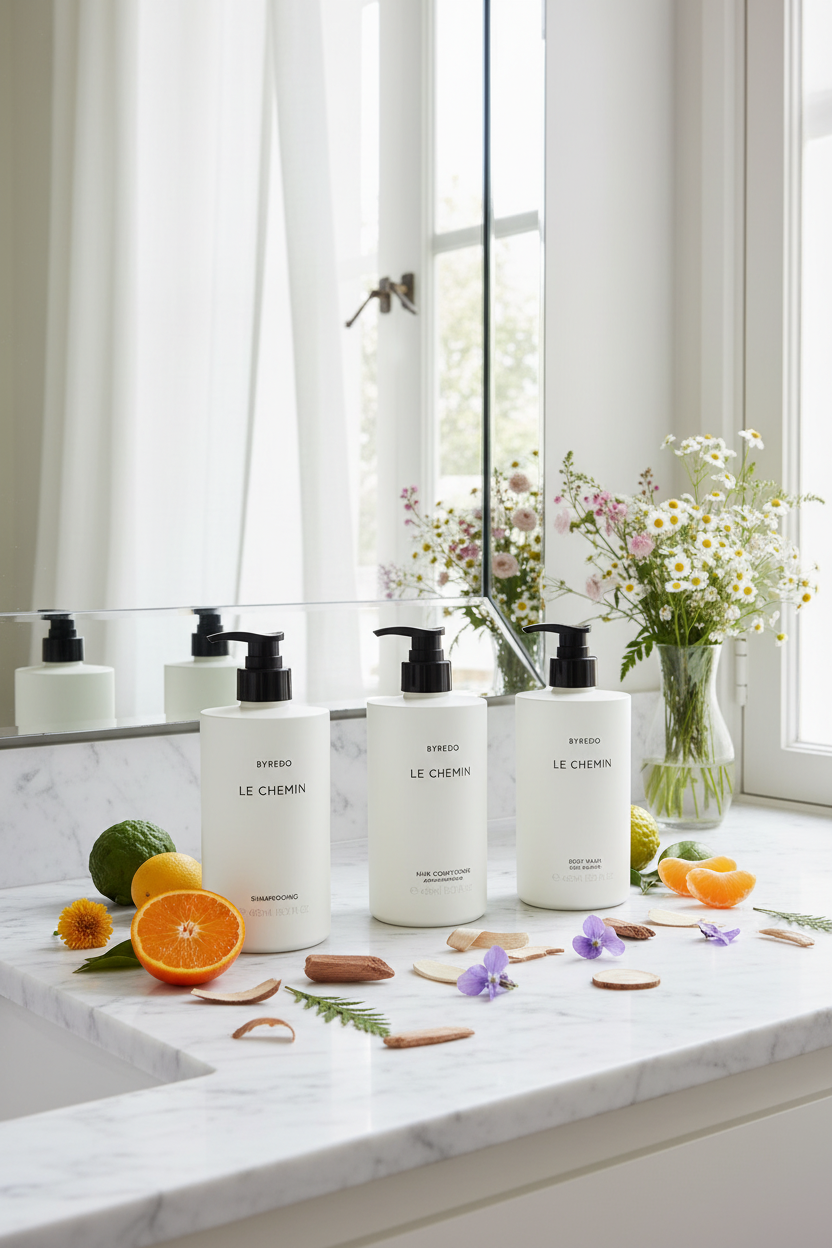 Byredo Le Chemin Shampoo Conditioner Shower Gel 
