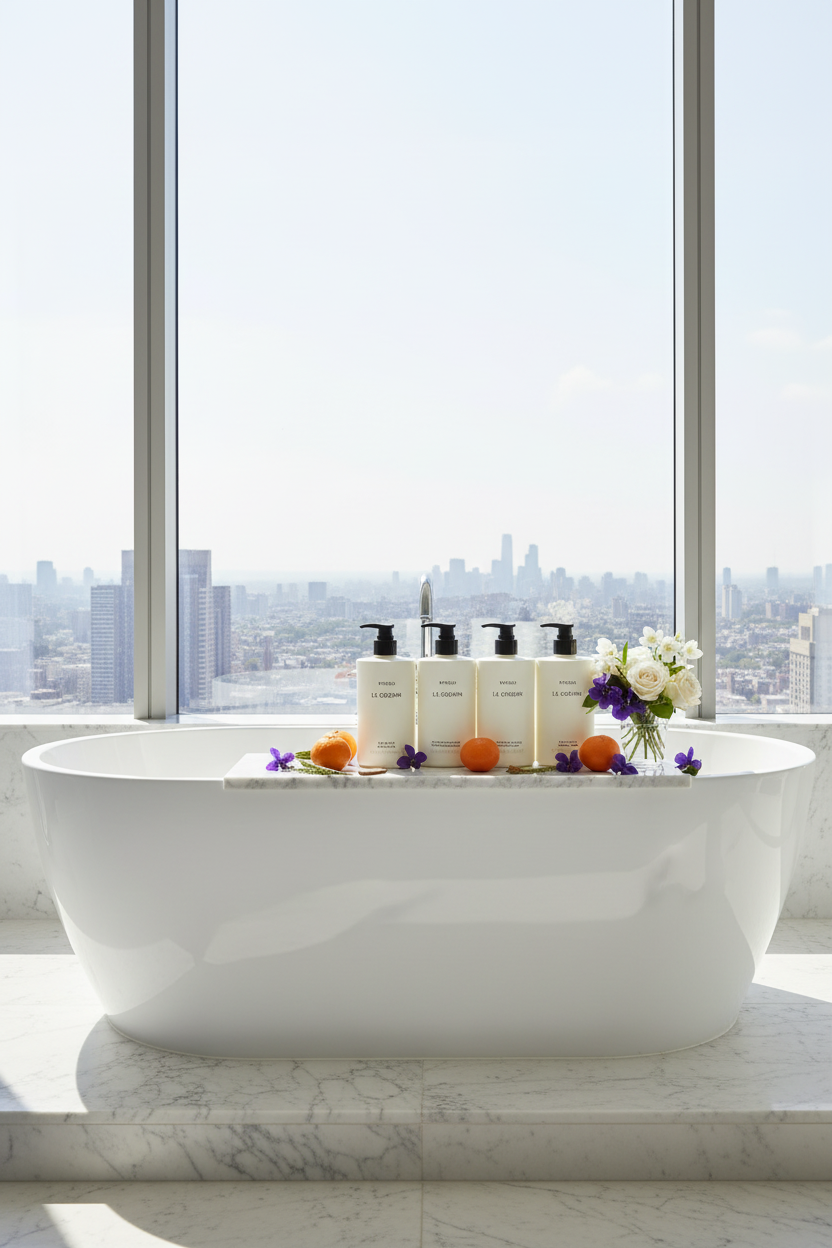 Le Chemin 4 Bottles Bathtub Final