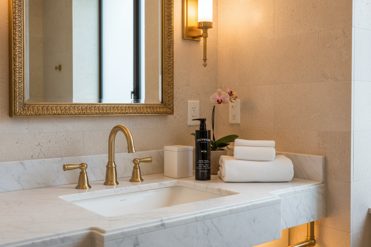 Luxury Bathroom Vanity with Sink