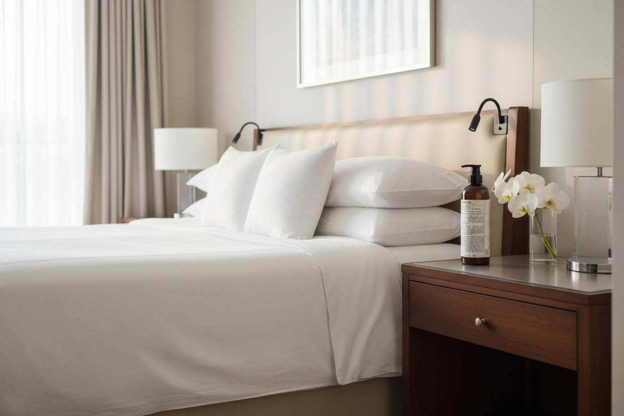 Luxury Hotel Bedroom - Nightstand