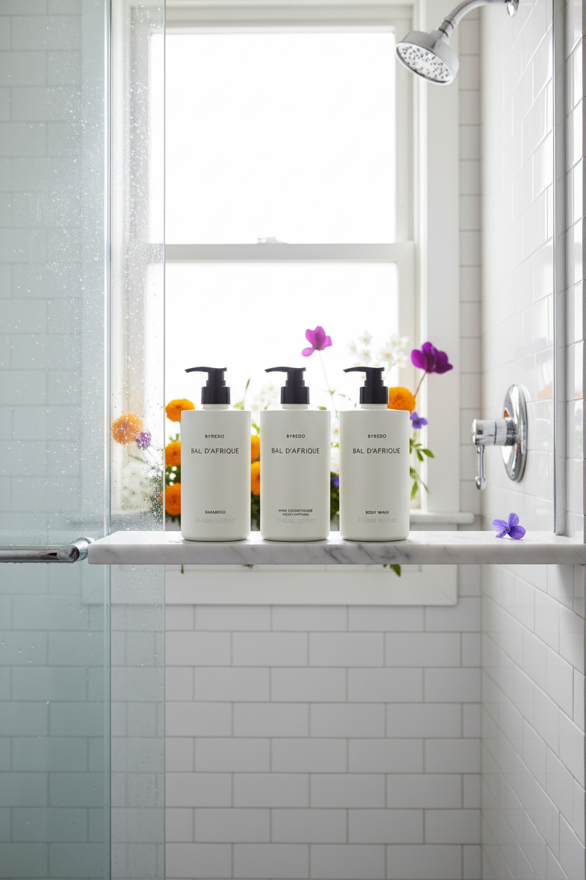 Byredo Bal d'Afrique Spa Set  shower scene