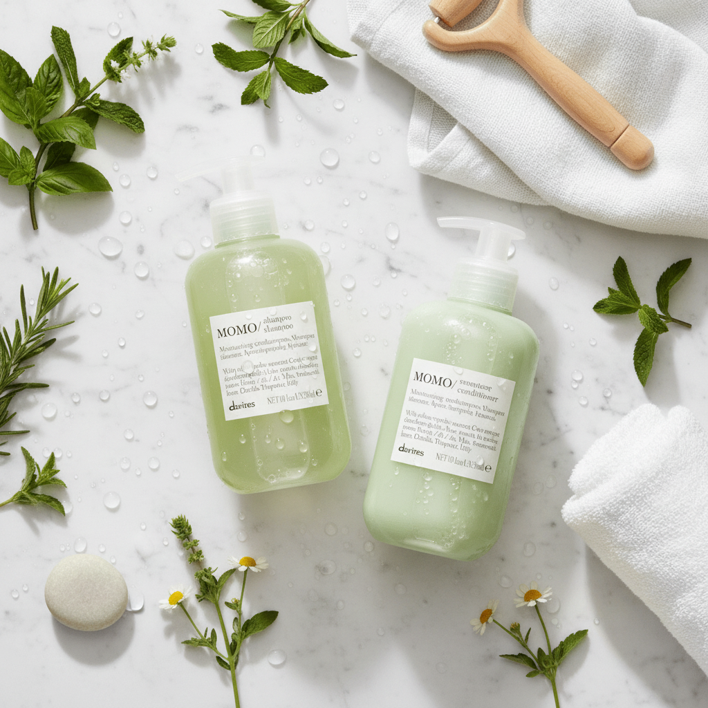 MOMO Hair Care Duo Flat Lay