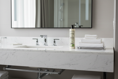 Archipelago Botanicals Morning Mint Conditioner, ideal for hotel guest use and enhancing the spa-like experience.