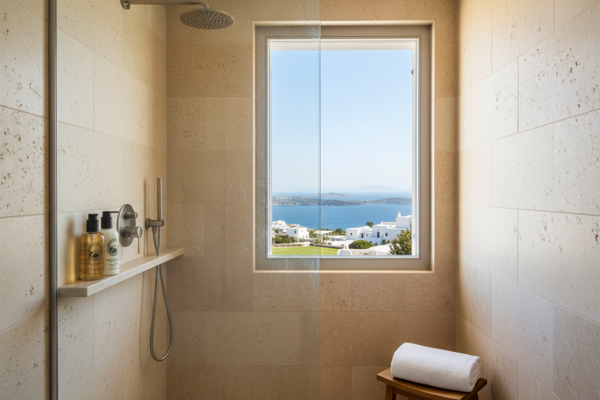 Philosykos Resort Shower