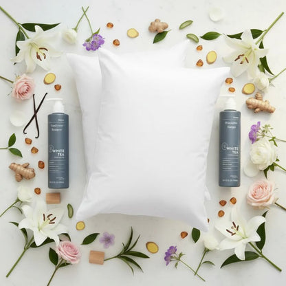 The ultimate hospitality upgrade. This complete Westin bundle includes authentic Westin Heavenly pillows paired with the iconic White Tea shampoo, conditioner, and body wash set. Perfect for five-star home sanctuaries or turnkey luxury Airbnb property setups.