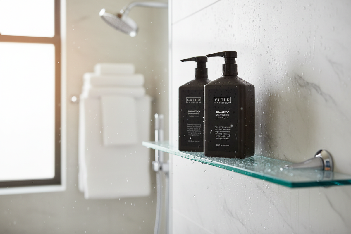 Shower Shelf Scene