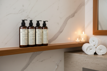 Spa Scene - All 4 Bottles Lined Up