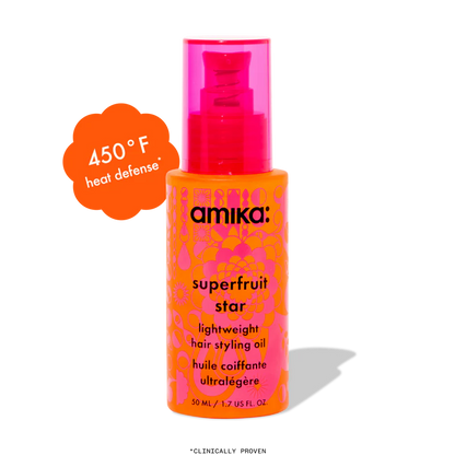 amika superfruit star oil with sea buckthorn and non-cyclic silicone ingredient benefits
