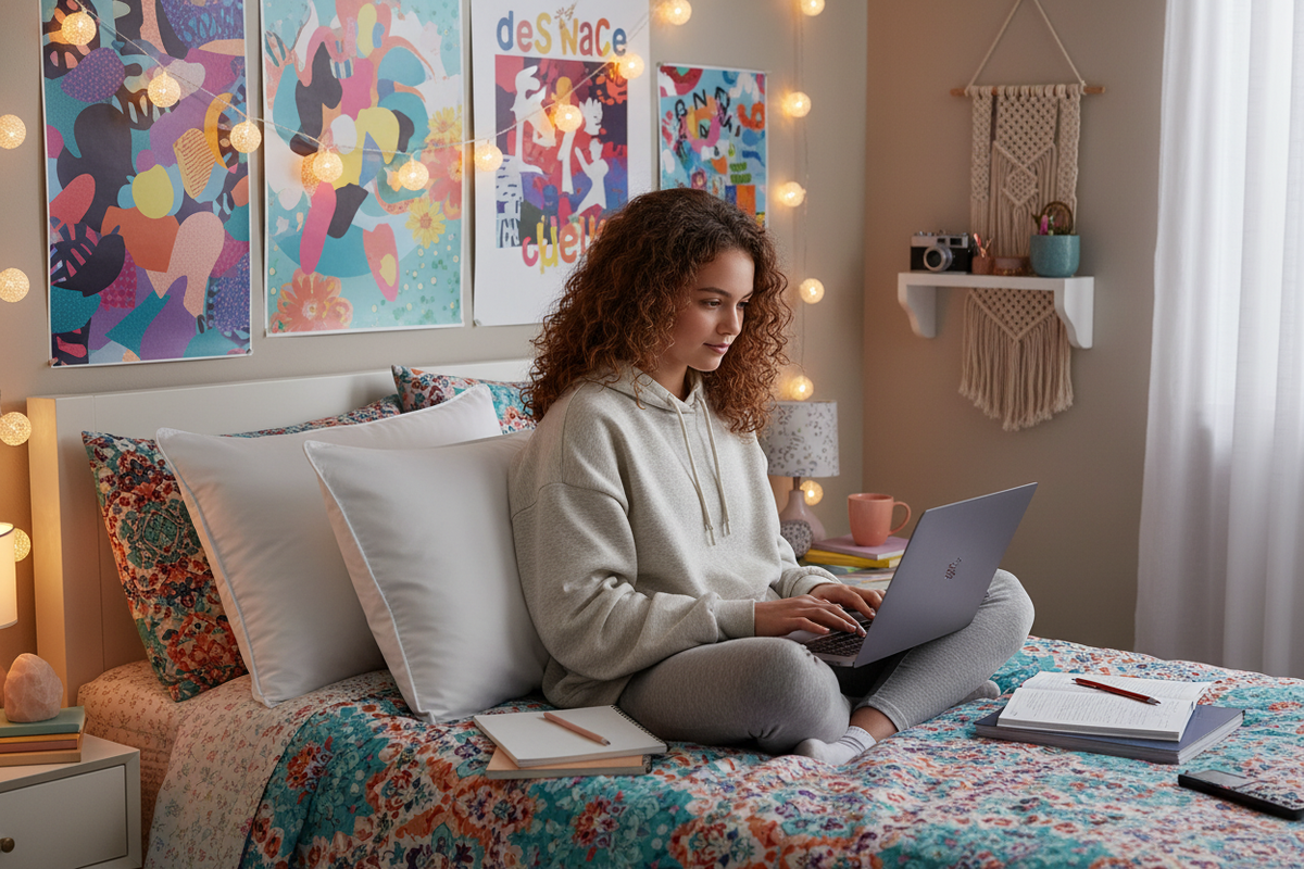 Teen Studying