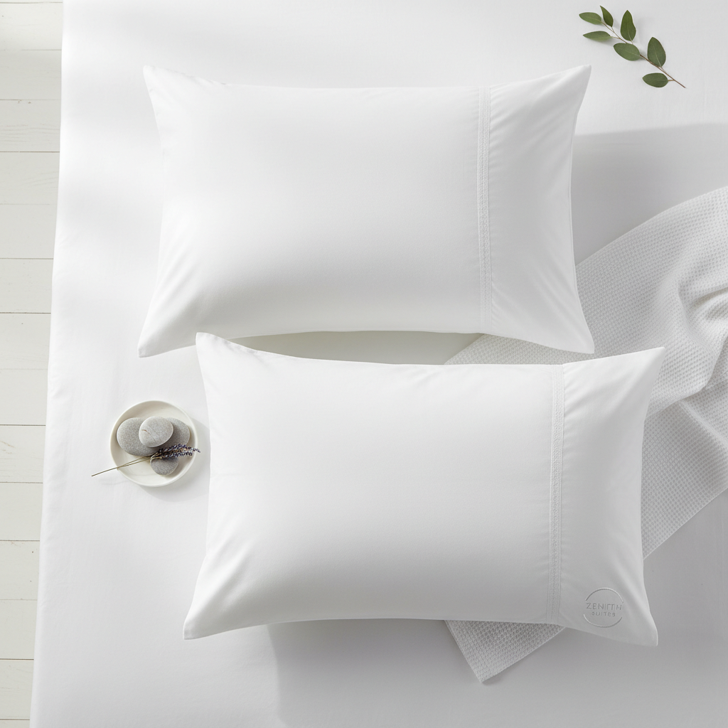 Westin Heavenly Bed king pillows — Soft & Firm King set displayed on a soft white bedspread.