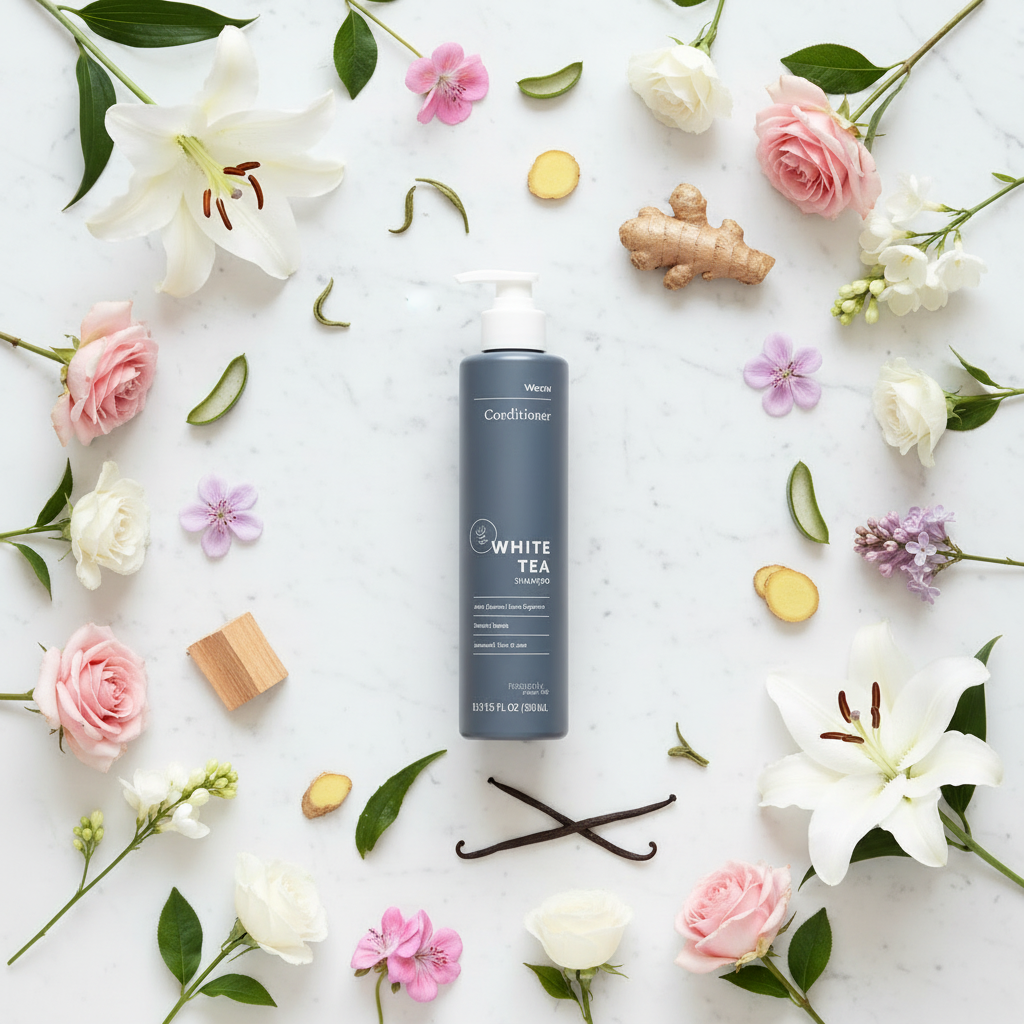Westin White Tea Shampoo with beautiful florals - luxurious and inviting