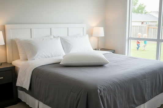 WynRest King Pillow - medium gel pillow wyndham hotels best hotel pillows