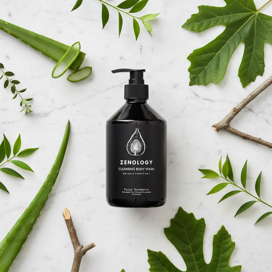 Zenology Body Wash Flat Lay